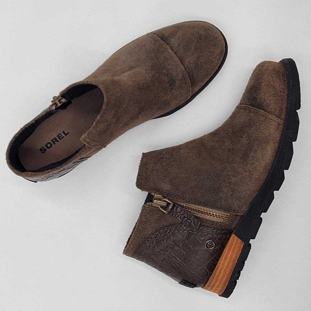 Sorel Suede & Leather Ankle Booties - Picture 15 of 16